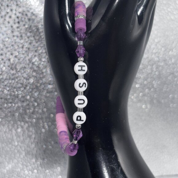 Handmade Affirmation Bracelet - Size 8 - Picture 2 of 2